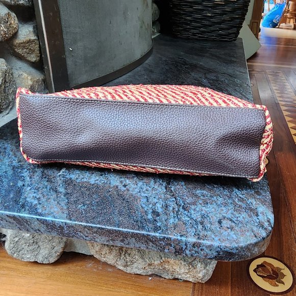 NWT Liz Claiborne Straw Clutch Handbag - Picture 9 of 14